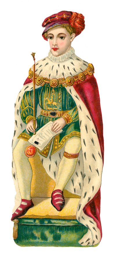 König Edward VI von English School