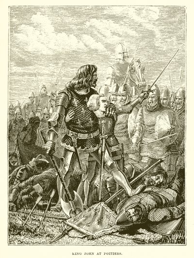 König Johann bei Poitiers von English School
