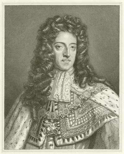 König Wilhelm III. (Gravur) von English School