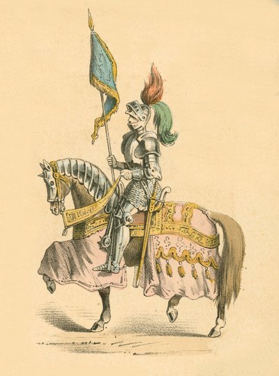 Ritter in Rüstung von English School