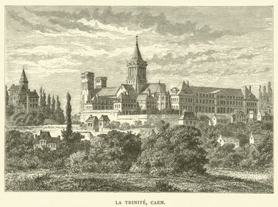 La Trinité, Caen (Gravur) von English School