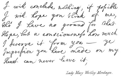 Lady Mary Wortley Montagu von English School