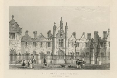 Lady Owens Armenhäuser in St John Street Road von English School