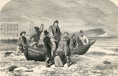 Landung von Louis Phillipe in England, 19. Jahrhundert von English School