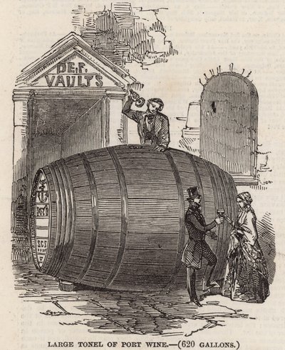 Großes Fass Portwein von English School