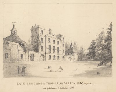 Ehemaliger Wohnsitz von Thomas Anderson, Clapham Common, Surrey von English School