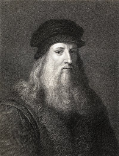 Leonardo da Vinci von English School
