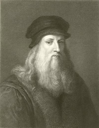 Leonardo da Vinci von English School