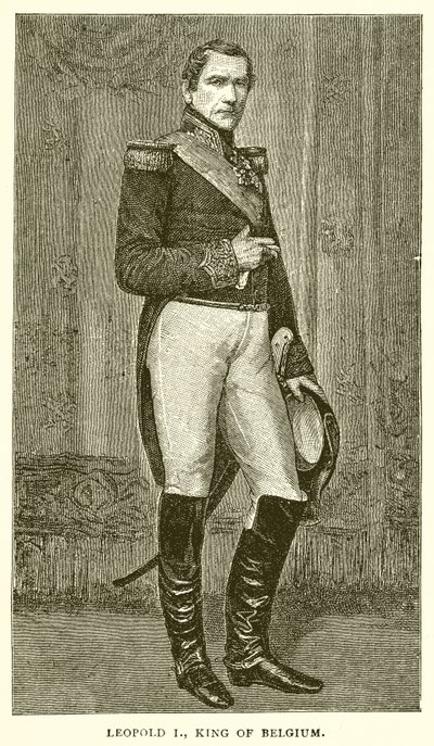 Leopold I., König der Belgier von English School