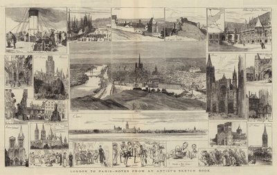 Von London nach Paris, Notizen aus dem Skizzenbuch eines Künstlers von English School