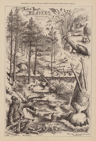 Lord Bures Biber, Drumreoch Moor (Gravur) von English School