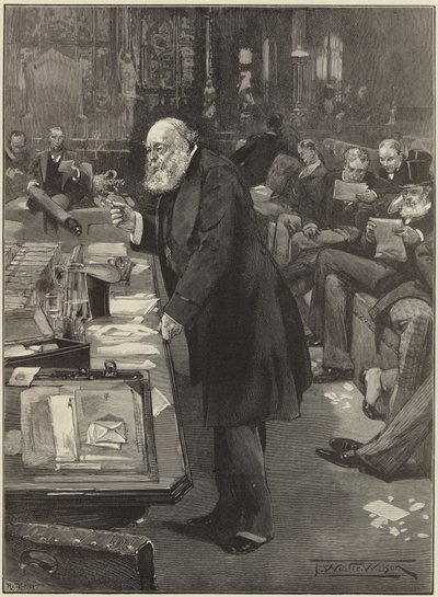 Lord Salisbury über das Gemeinderatsgesetz im House of Lords von English School
