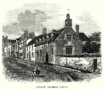 Ludlow Grammar School (Stich) von English School