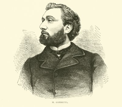 M. Gambetta, September 1870 von English School