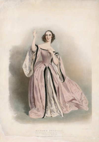 Madame Persiani in Lucia di Lammermoor von English School