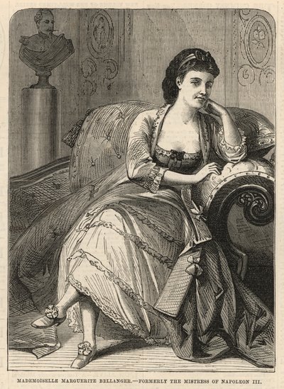 Mademoiselle Marguerite Bellanger, ehemalige Geliebte von Napoleon III von English School