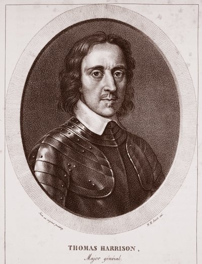 Generalmajor Thomas Harrison, zugeschrieben N.H. Jacob, graviert von de Langlume von English School