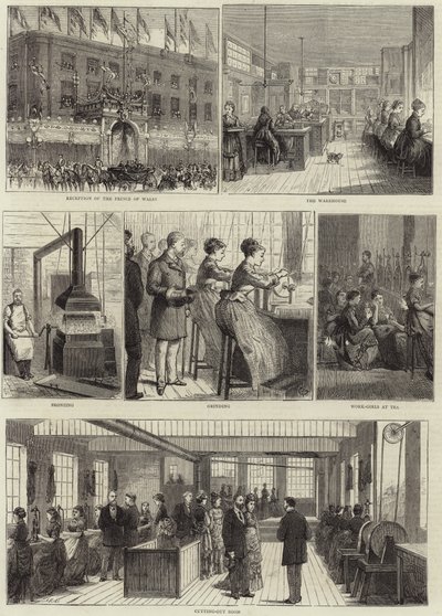 Herstellung von Stahlfedern von English School