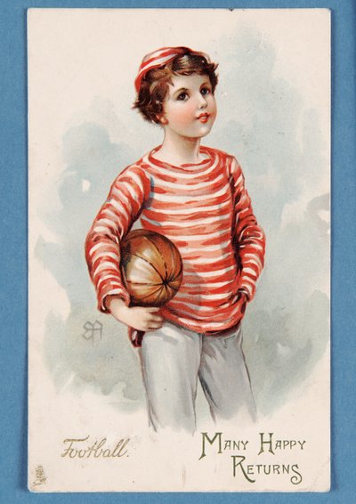 Herzlichen Glückwunsch, Geburtstagskarte, 1909 von English School