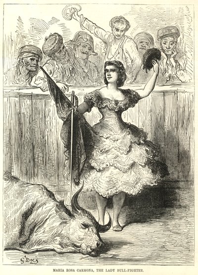 Maria Rosa Carmona, die Stierkämpferin von English School