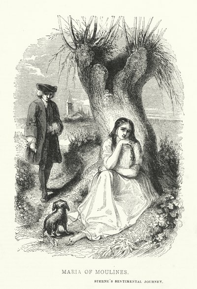 Maria von Moulines (Gravur) von English School