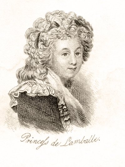 Marie-Therese Louise di Savoia-Carignano, aus 