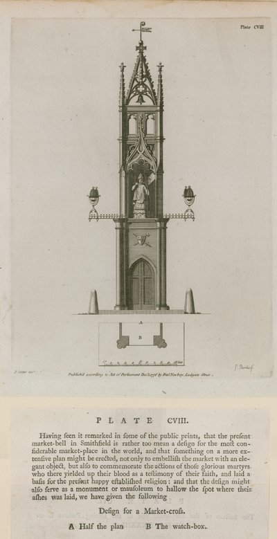 Marktkreuz, Smithfield von English School