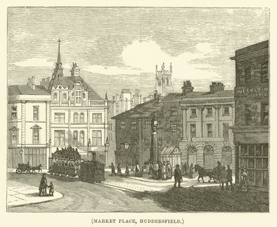 Marktplatz, Huddersfield von English School