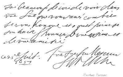 Marschall Turenne von English School
