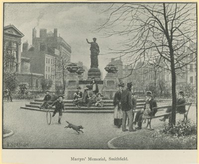 Märtyrermemorial in Smithfield von English School