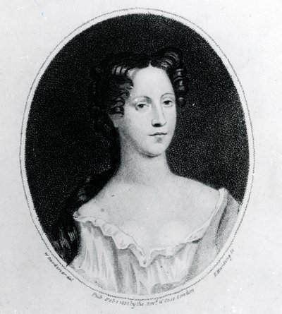 Mary Burwell, Ehefrau von Robert Walpole, Druck von W. Gardiner, 1802 (Gravur) von English School