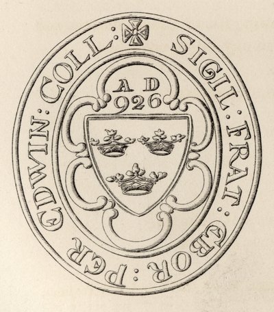 Freimaurersiegel der Grand Lodge of All England, York, ca. 1766, aus The History of Freemasonry, Band II, veröffentlicht von Thomas C. Jack, London, 1883 von English School