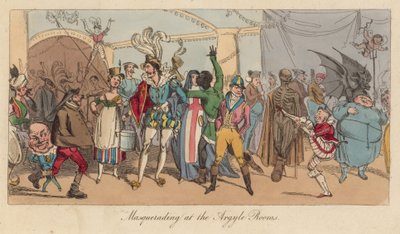 Maskerade in den Argyle Rooms von English School