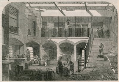 Messrs Gilbeys Weinläden in der Titchfield Street von English School