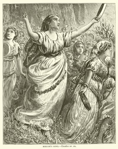 Miriams Lied (Exodus, xv, 20) von English School