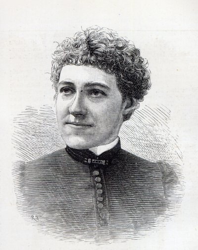 Miss Charlotte Robinson, Heimkunstdekorateurin Ihrer Majestät, 1887 von English School