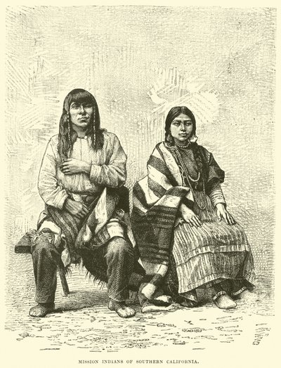 Missionsindianer aus Südkalifornien von English School
