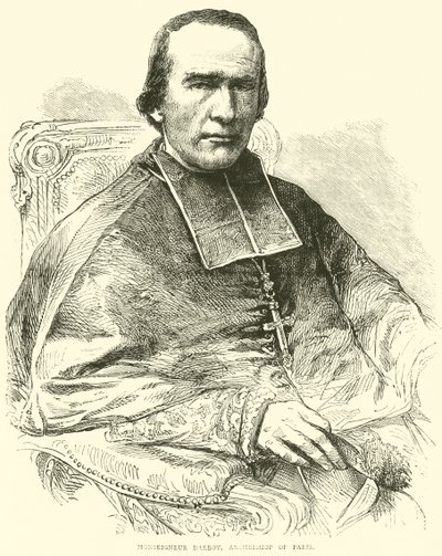 Monseigneur Darboy, Erzbischof von Paris, März 1871 von English School