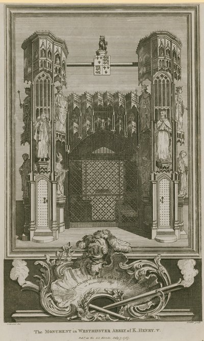 Denkmal von König Heinrich V von English School