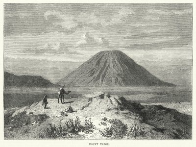 Berg Tabor (Gravur) von English School