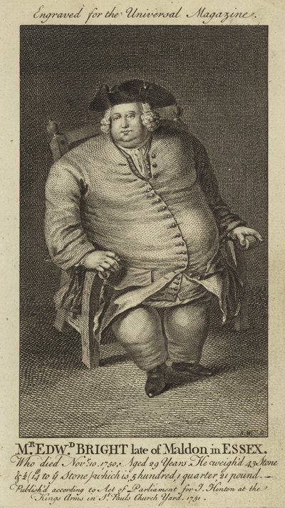 Herr Edward Bright, verstorben in Maldon, Essex von English School