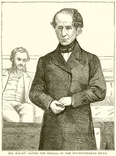 Mr. Ewart beantragt die Aufhebung der Werbesteuer von English School