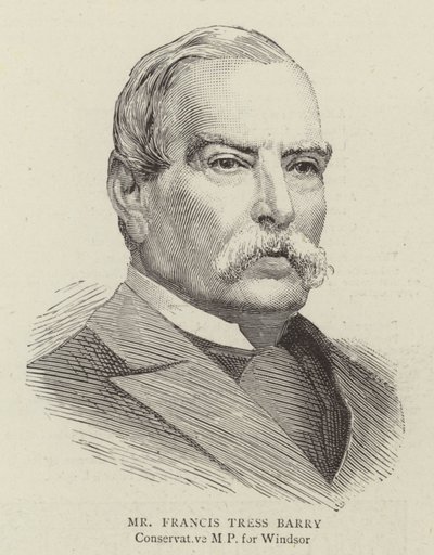 Herr Francis Tress Barry (Gravur) von English School