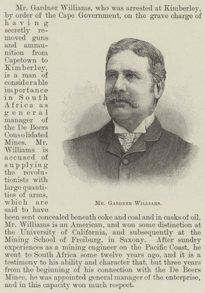 Herr Gardner Williams (Stich) von English School