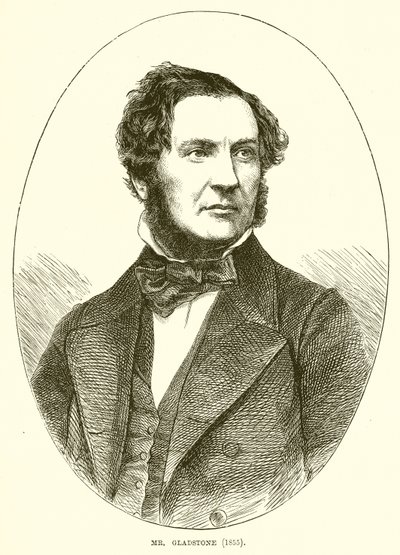 Mr. Gladstone (1855) von English School