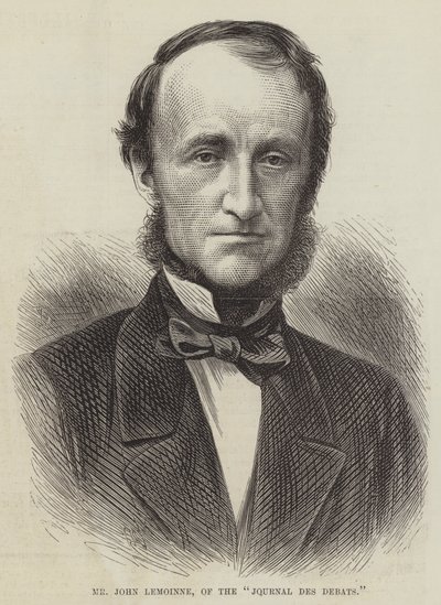 Herr John Lemoinne, vom "Journal des Debats" (Stich) von English School