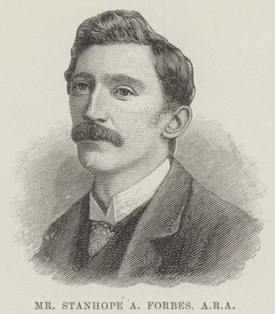 Mr. Stanhope A. Forbes, ARA (Gravur) von English School