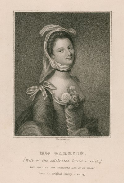 Mrs Garrick, Ehefrau des berühmten David Garrick von English School