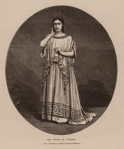 Mrs. Kendal als "Galatea" von English School