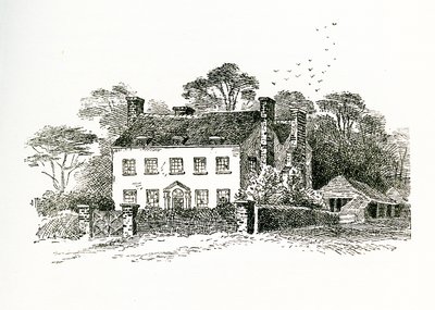 Mrs. Snookes Haus in Ringmer, Sussex, England, 1733 von English School